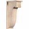 Ekena Millwork Del Monte Smooth Corbel w/Backplate, Douglas Fir, 7 1/2"W x 12"D x 24"H COR08X12X24DEL01SDF - alternate 1